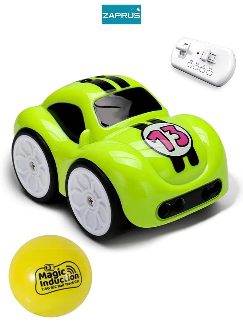 Zaprus 4-in-1 Magic Induction RC Car – 2.4GHz Hand Sensing Following Car, Obstacle Avoidance & Line Follower Toy – Interactive Remote Control Stunt Car with Music & 360° Rotation for Kids - Image 1